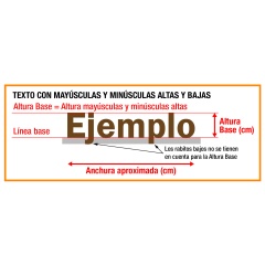 Letras de madera de pino acabado natural personalizadas de Cortaydecora | Letras de Madera