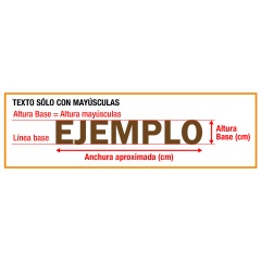 Nombre de madera contrachapada de chopo acabado natural personalizado de Cortaydecora | Letras de Madera